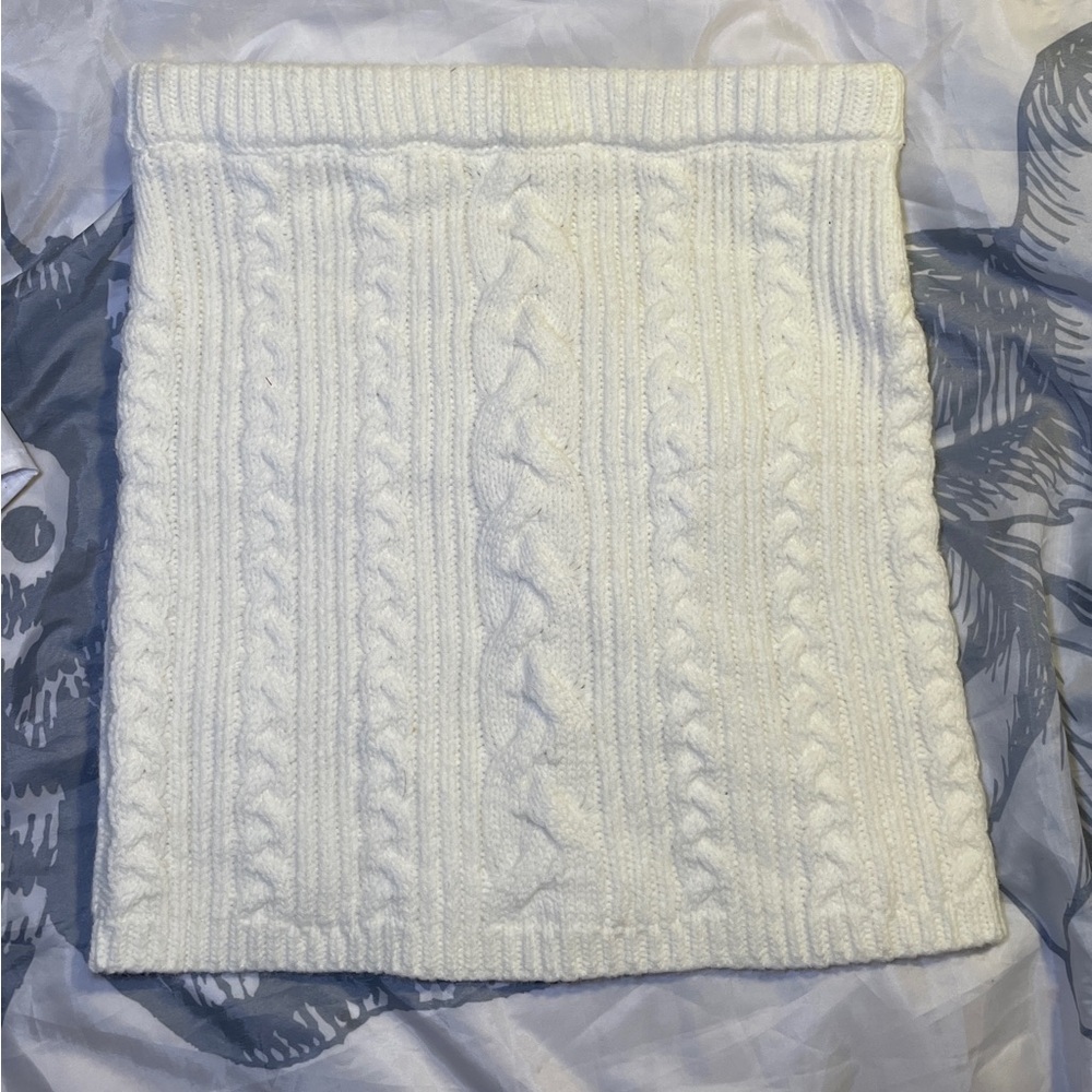 Gianni Bini Knitted White Skirt